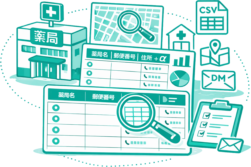 薬局データのイメージ
